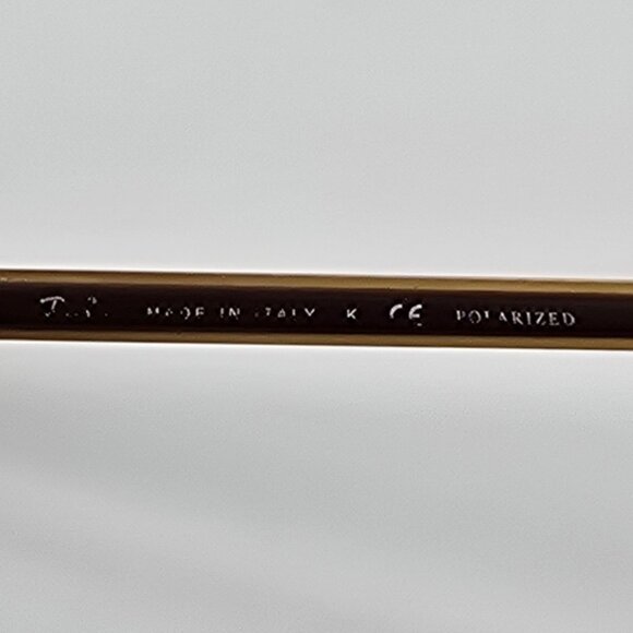 Ray-Ban RB4274 Rubber Havana Frame Polarized Grey Lens Sunglasses Italy 57mm - Picture 8 of 14